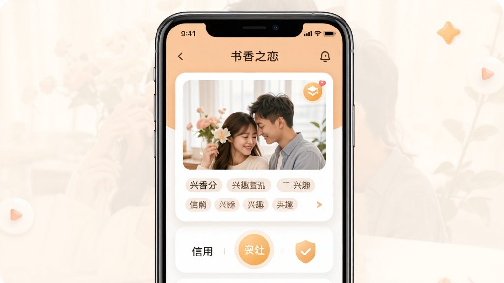 ����֮��APP������չʾ������Ϊ�ֻ���Ļ�г��ֻ���ƥ�俨Ƭ�����÷ֱ�ʶ�����־��У��Ű��࣬���������ů��ϸ�ڰ���ͷ����Ȥ��ǩ����ȫ����ͼ�꣬���������ɾ��޶���Ԫ��