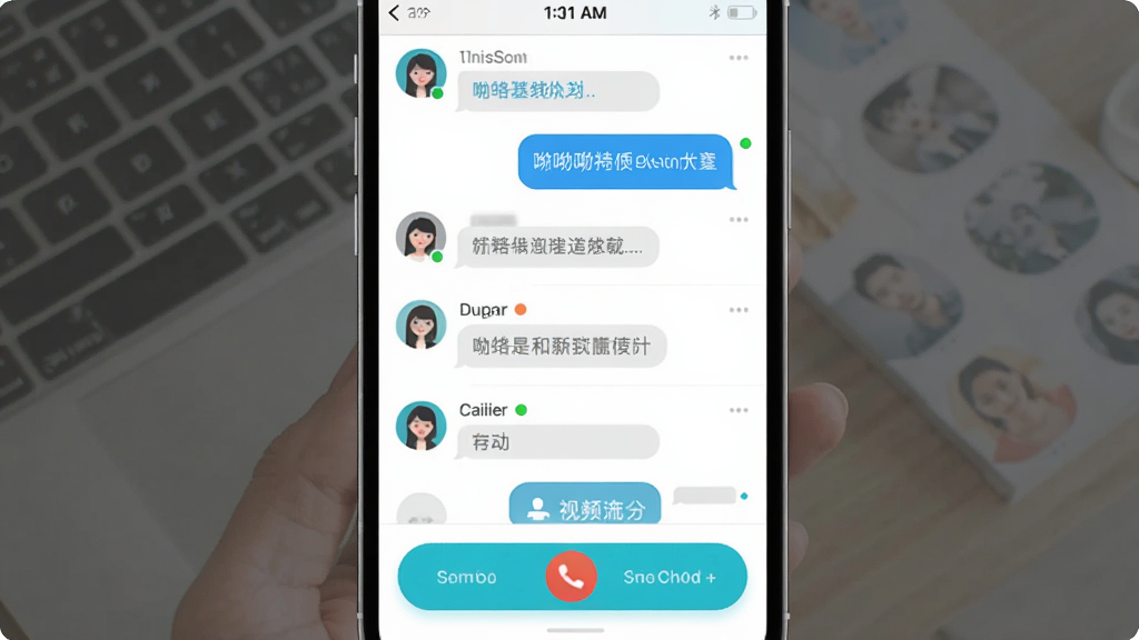 ��������App����չʾ������Ϊ�ֻ���Ļ��ʾ�����б�����Ƶͨ����ť������Ϊ����չʾ���Ű��࣬��������ִ���ϸ�ڰ���ͷ����Ϣ���ݺ�����״̬�������������ɾ����޶���Ԫ��