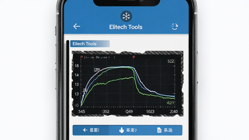 Elitech Tools Ӧ�ý���չʾ���ֻ���Ļ��ʾ����ϵͳѹ������ͼ������Ϊ����������ɫ������ɾ��������޶���Ԫ��