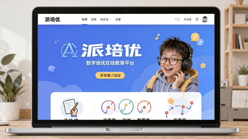 派培优 数学培优在线教育平台 界面展示
