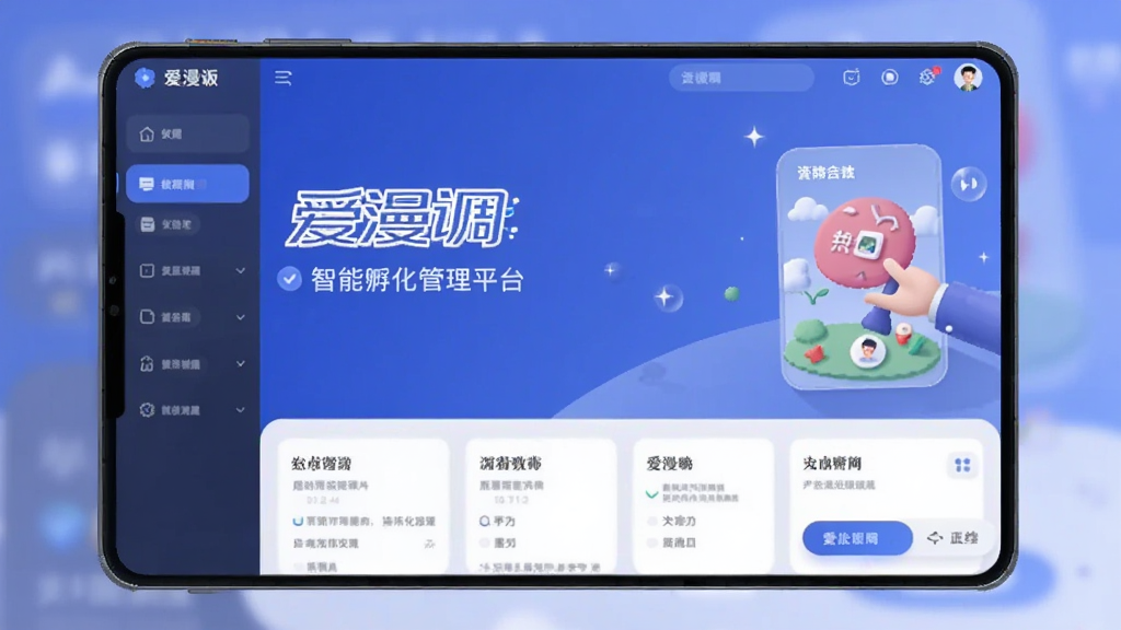 爱漫调 安卓版 智能孵化管理平台 界面预览