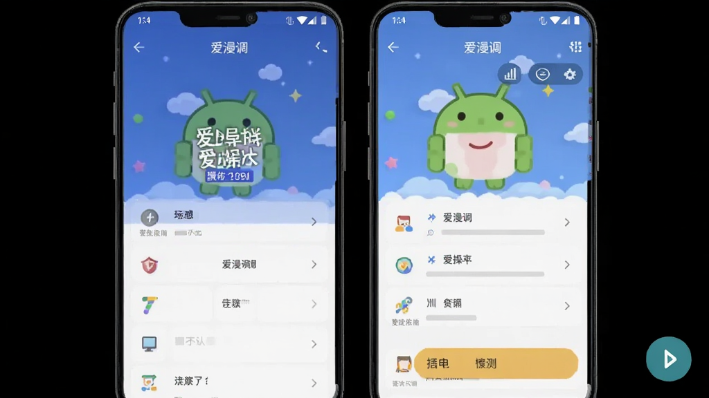 爱漫调 安卓版 功能操作界面 截图
