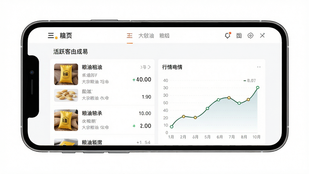 ��Ծ��APP��ҳչʾ�������ͽ��׽��棬����Ϊ�ֻ���Ļ�����־��У��Ű�����������ִ�����ϸ�ڰ���������Ʒ�б����������ߣ����ʸ��壬�ɾ����޶���Ԫ��