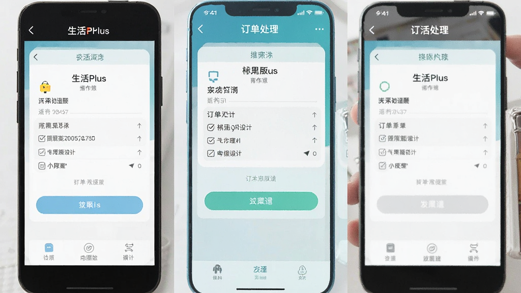 生活Plus商家 安卓版 订单处理 操作界面