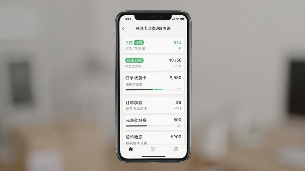 ���տ����ս��Ȳ�ѯҳ�棬����Ϊ�ֻ���Ļչʾ����״̬�б�������Ϊ�ֻ�����ͼ���У��Ű�Ϊ�����б���ʽ�����Ϊ��Լǳɫϵ��ϸ�ڰ���״̬��ǩ�ͽ�����Ԫ�أ����������ɾ��޶���Ԫ��
