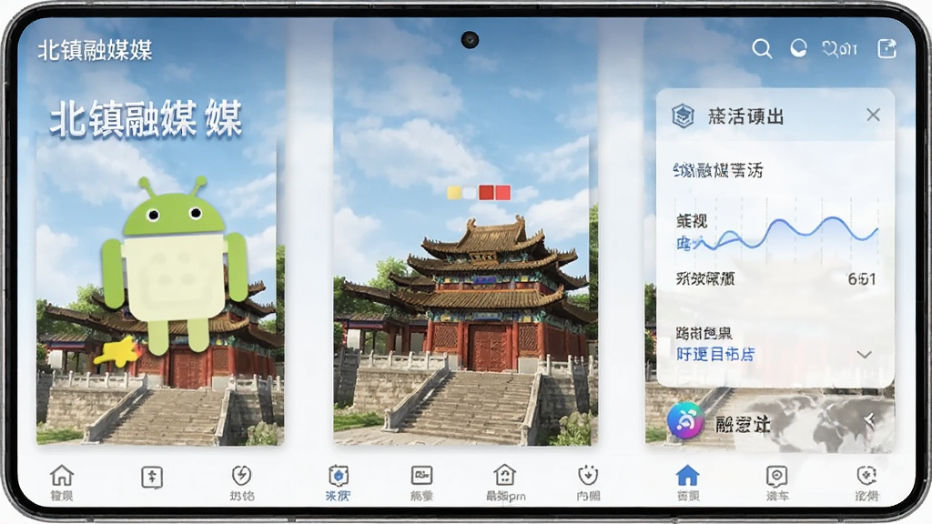 北镇融媒 安卓版 软件界面