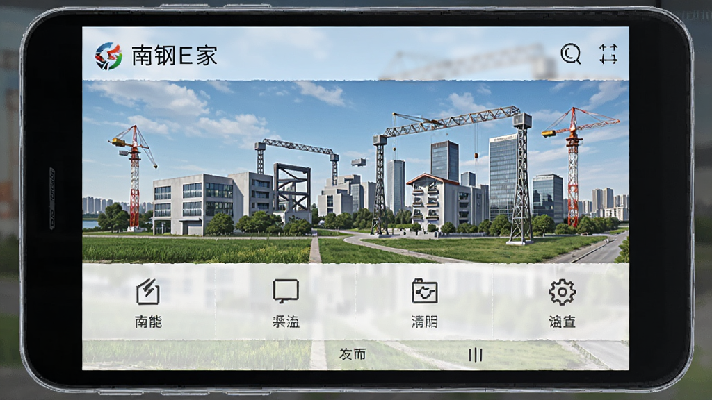 南钢E家 功能界面 安卓版