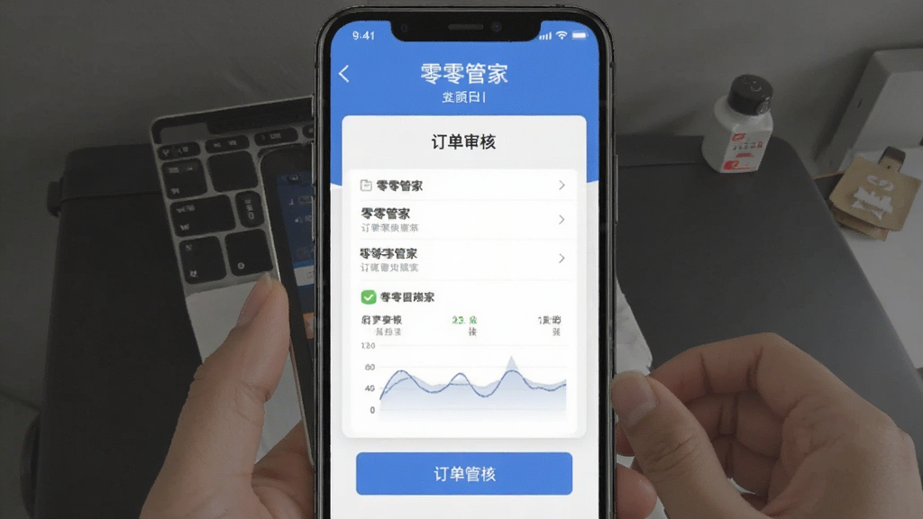 零零管家 安卓版 订单审核 操作界面