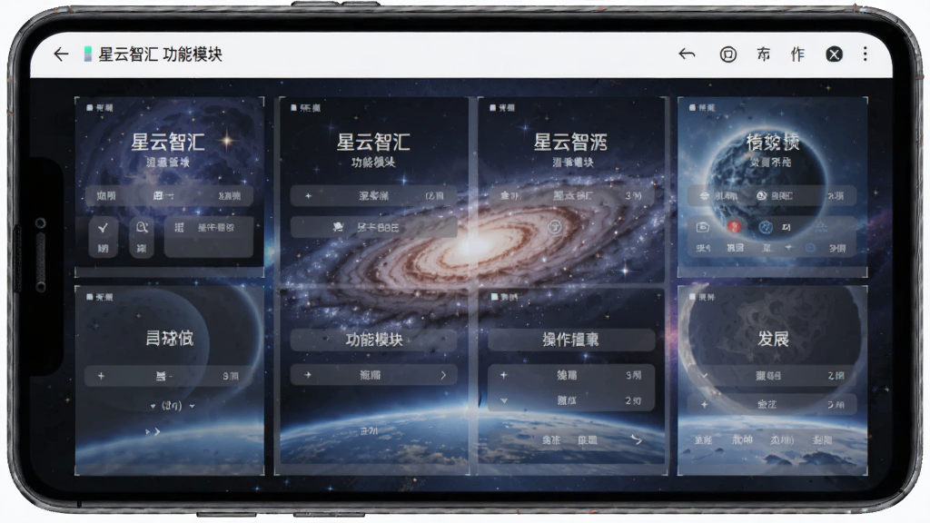 星云智汇 功能模块 操作界面 安卓版