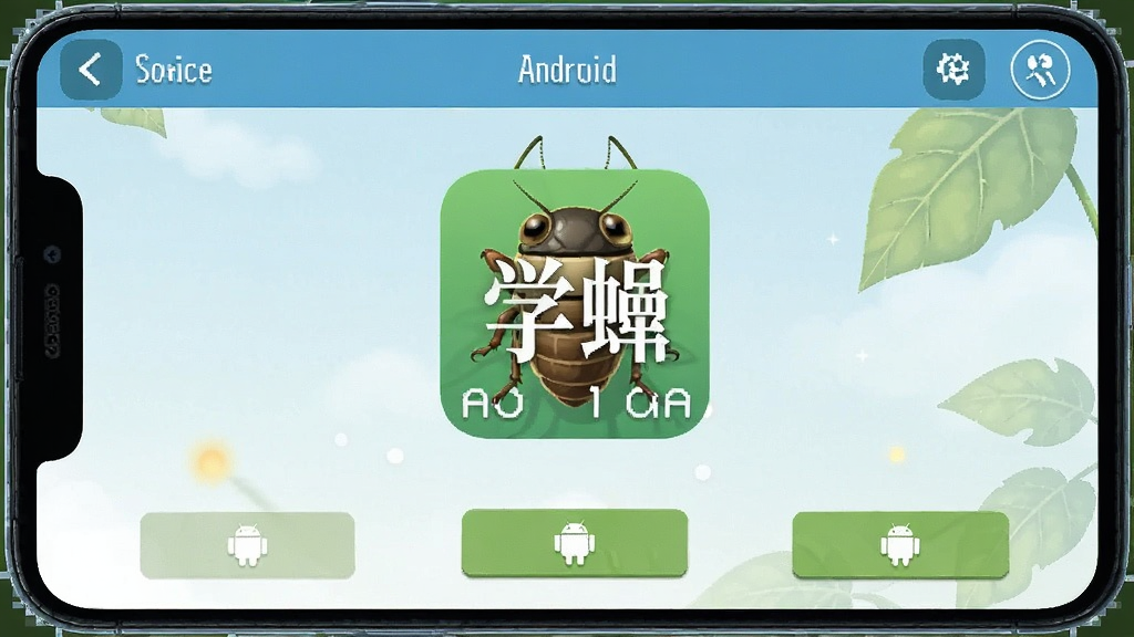 学蝉 安卓版 操作界面