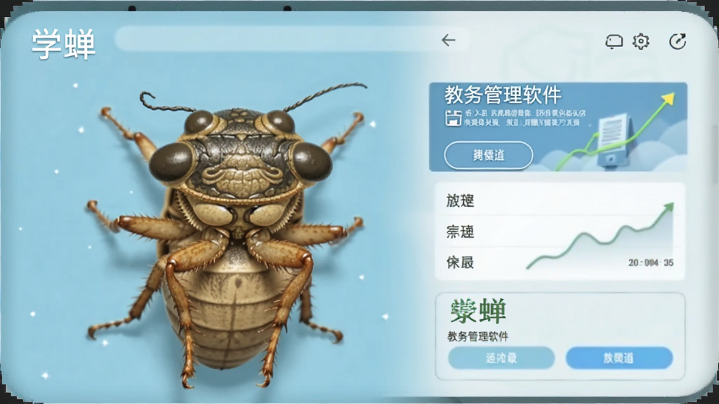 学蝉 教务管理软件 安卓版 界面