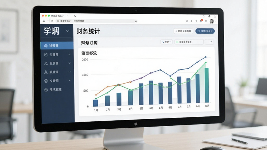 学蝉 财务统计 界面