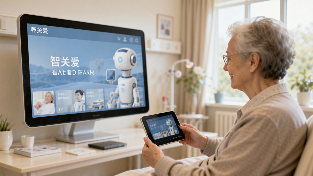 智关爱 养老院 智能看护场景图