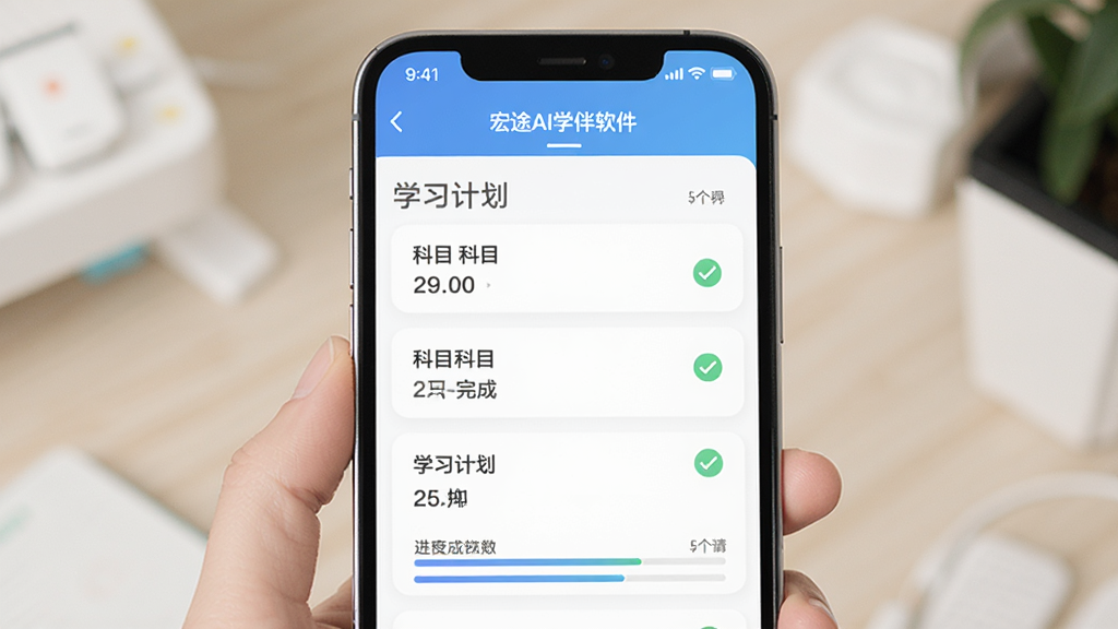 ��;AIѧ�����������ɸ��Ի�ѵ������ҳ�棬����Ϊ�ֻ���Ļ��ʾѧϰ�ƻ����������������Ϊ�����б����Ű����࣬�������������ϸ�ڰ������ڡ���Ŀ�����״̬ͼ�꣬�����������ɾ����޶���Ԫ��