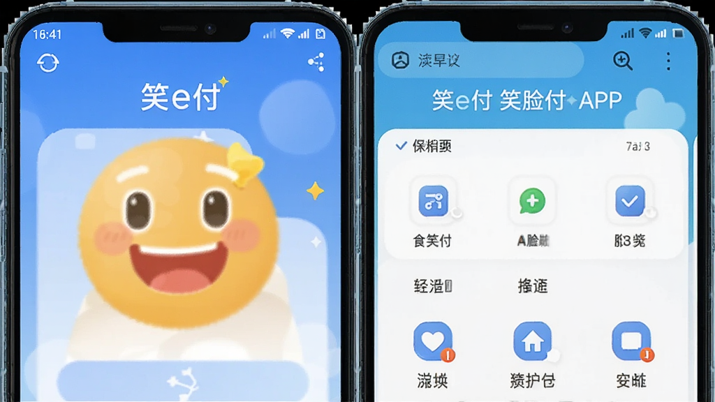 笑e付 笑脸付APP功能界面 安卓版