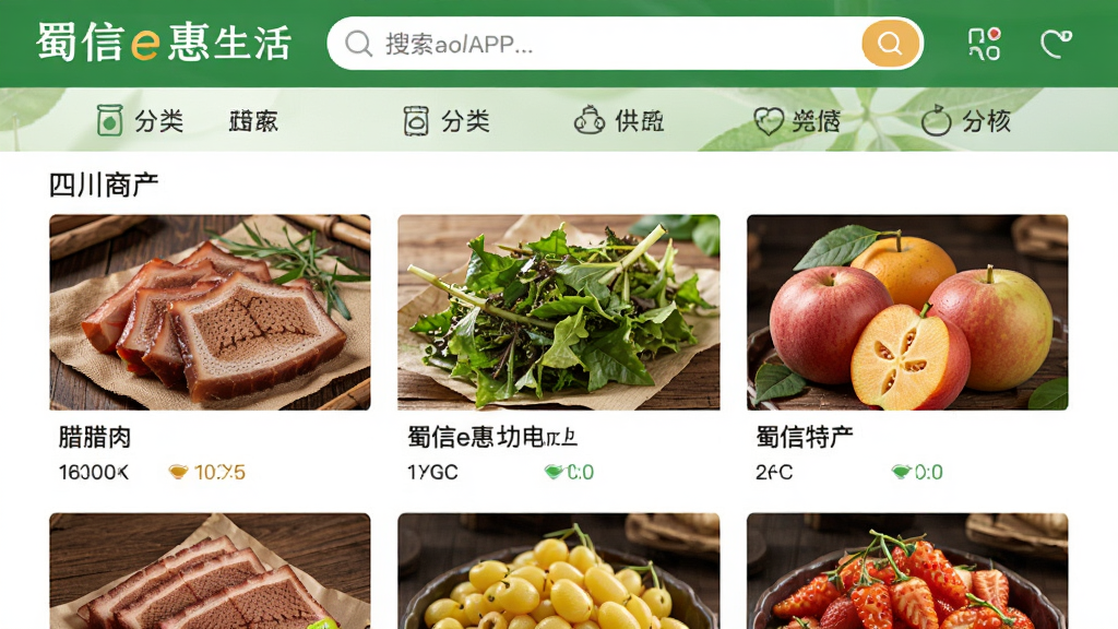 ����e������APP�����̳�ҳ��չʾ�Ĵ��ز���Ʒ�б����������⡢��Ҷ��ˮ���ȣ�ҳ�涥����������ͷ����ǩ�������Ű����������������Ȼ�������д��С�����e��������������ʸɾ����޶���Ԫ��