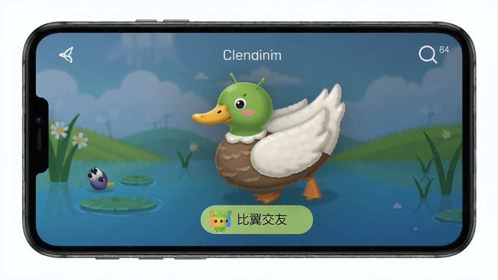 比翼鸭 安卓版 安全交友界面