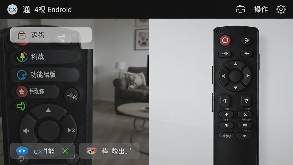 通用电视遥控器cx 安卓版 功能操作界面截图