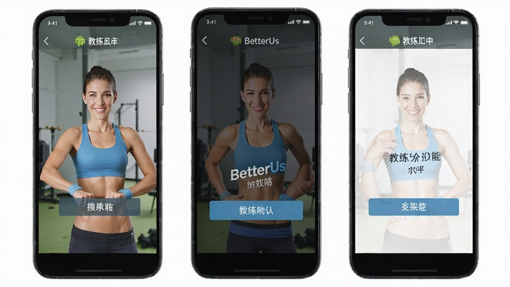 BetterUs 安卓版 教练匹配功能 操作界面