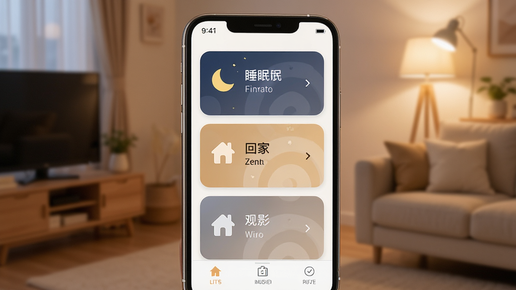 �յ�����ң��������ģʽ���ý��棬����Ϊ�ֻ���Ļ��ʾ˯�߻ؼҹ�Ӱ���ֳ�����Ƭ������Ϊ�����������ſ�Ƭ���Ű��������򣬷��Ϊ��ܰ�Ҿӷ�����ɫ����ϸ�ڰ�������ͼ��ͷ���ͼ�꣬���������ɾ��޶���Ԫ��