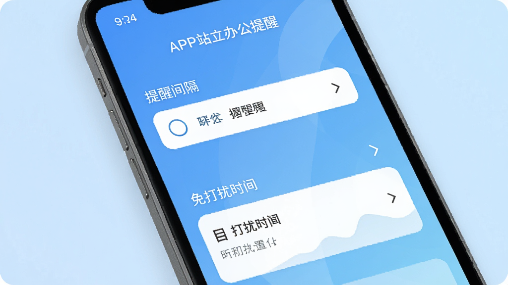 ��������APPվ���칫�������ý��棬�ֻ���Ļ��ʾ���Ѽ��ѡ��������ʱ������ã���ƽ����Ʒ��ǳ��ɫ���䱳���������������࣬���廭��