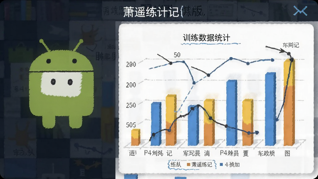 萧遥练记 安卓版 训练数据统计图表