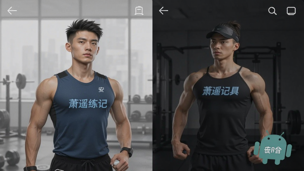 萧遥练记 安卓版 健身记录工具界面