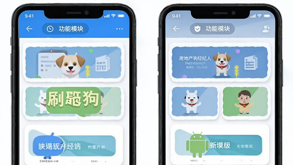 房地产经纪人刷题狗 安卓版 功能模块截图