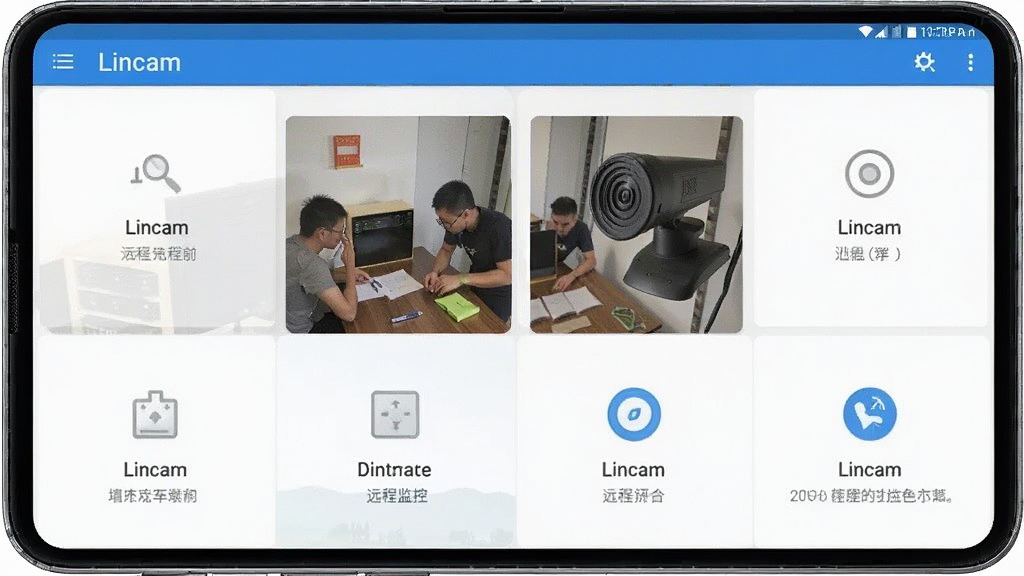 Lincam 远程监控 功能界面 安卓版