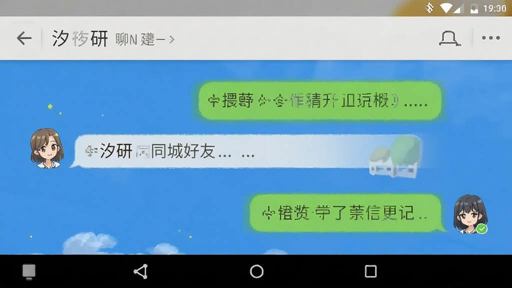 汐研 同城好友 聊天界面 安卓版