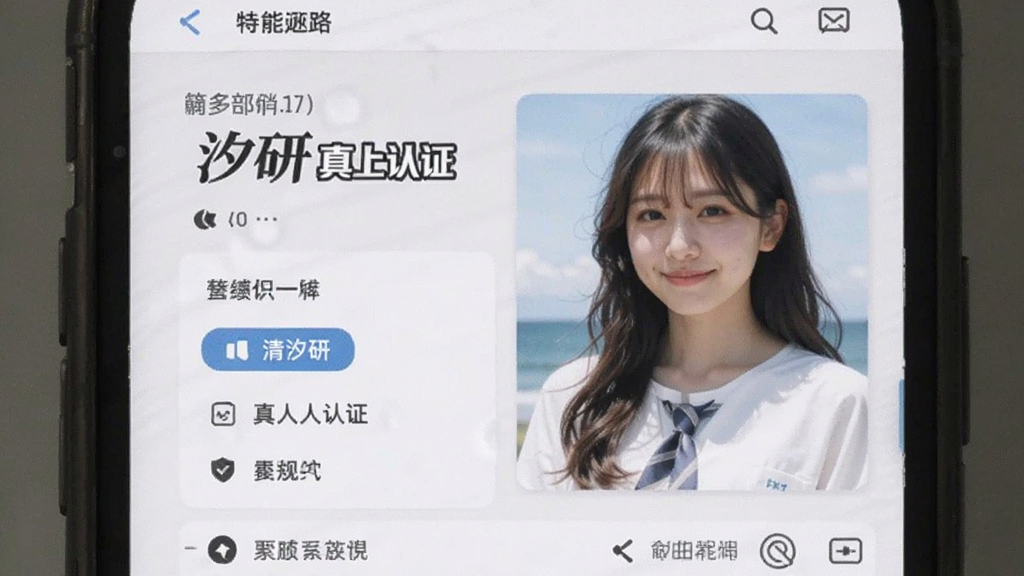 汐研 真人认证 资料页面 安卓版