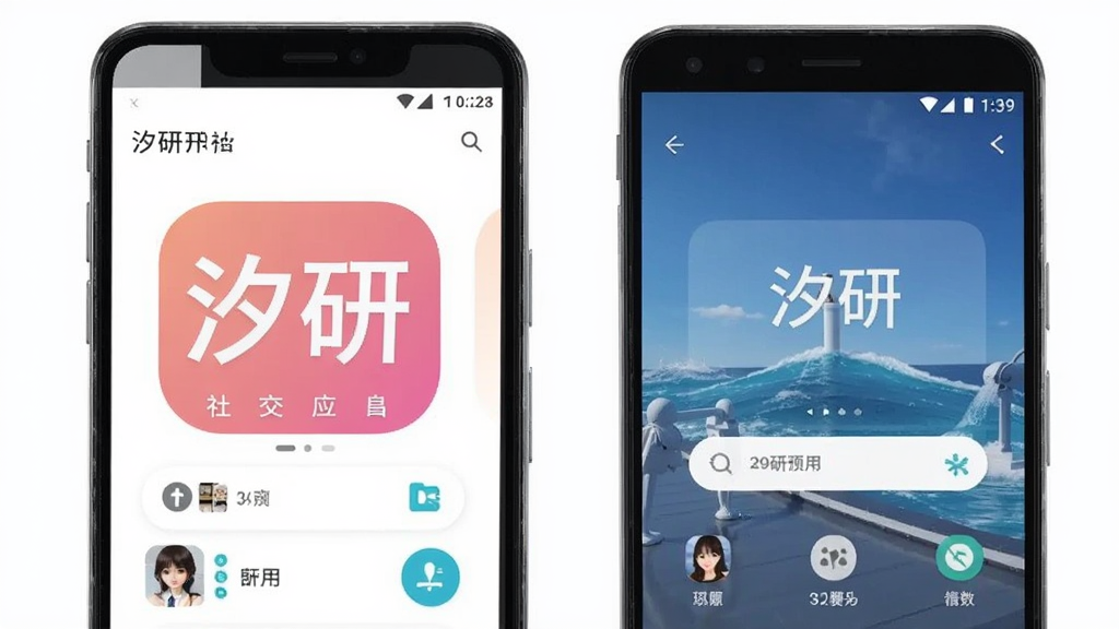 汐研 社交应用 界面预览 安卓版