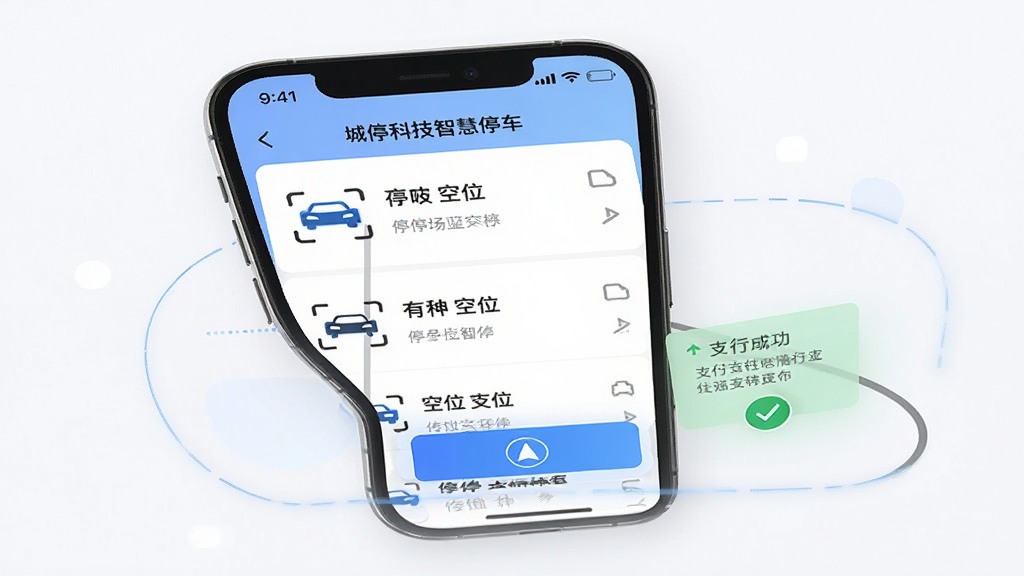 ��ͣ�Ƽ��ǻ�ͣ���ֻ�Ӧ�ý���չʾ������Ϊһ���ֻ���Ļ��ʾͣ������λ�б��뵼����ť�����־����������Ű����ִ������Ƽ����£�ϸ�ڰ�������ʶ��ͼ����֧���ɹ���ʾ�����ʸ���ɾ��޶���Ԫ��