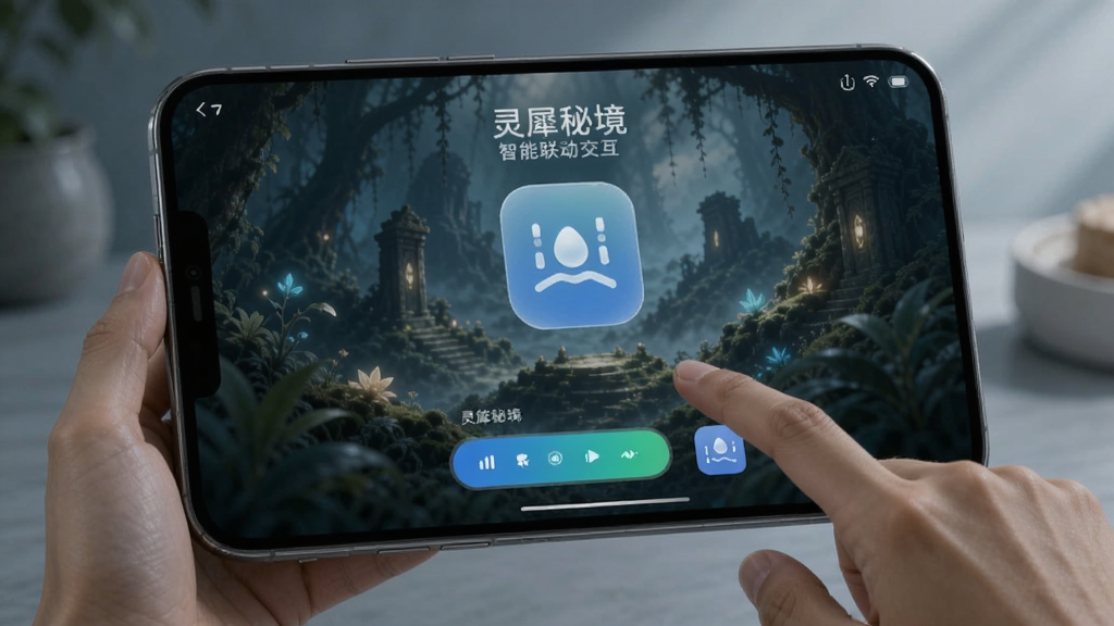 灵犀秘境app智能联动交互界面展示