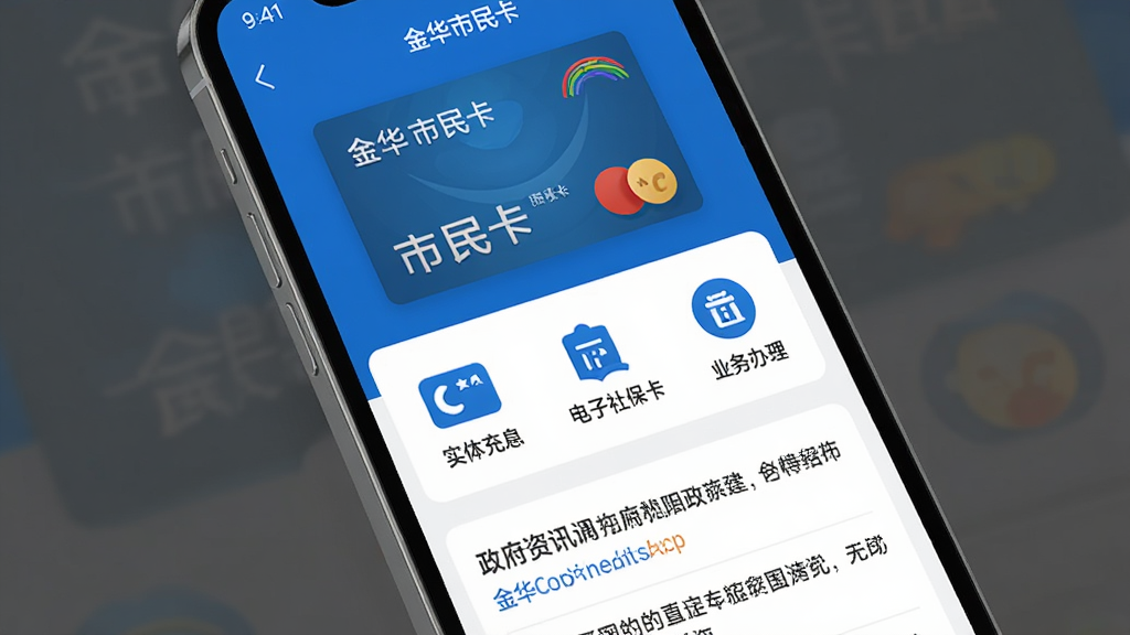�ֻ���Ļ��ʾ������APP��ҳ���棬�Ϸ�Ϊ���񿨿�Ƭͼ�����в�����ʵ�忨��ֵ�������籣����ҵ������ȹ���ͼ�꣬�·�Ϊ������Ѷ�б������岼����������ƽ����Ʒ��������ɫ���ɾ���࣬���廭�ʣ��޶���Ԫ��