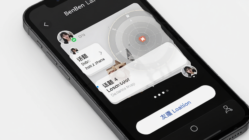 BenBen�罻��������չʾ���ֻ���Ļ����ʾ�뷨Ƶ���ͽ����״�ҳ�棬����ͻ���������������Ű��࣬����ִ���ˬ��ϸ�ڰ���ͷ�񡢻��⿨Ƭ��ɸѡ��ť������ɾ��޶���Ԫ�أ����廭��