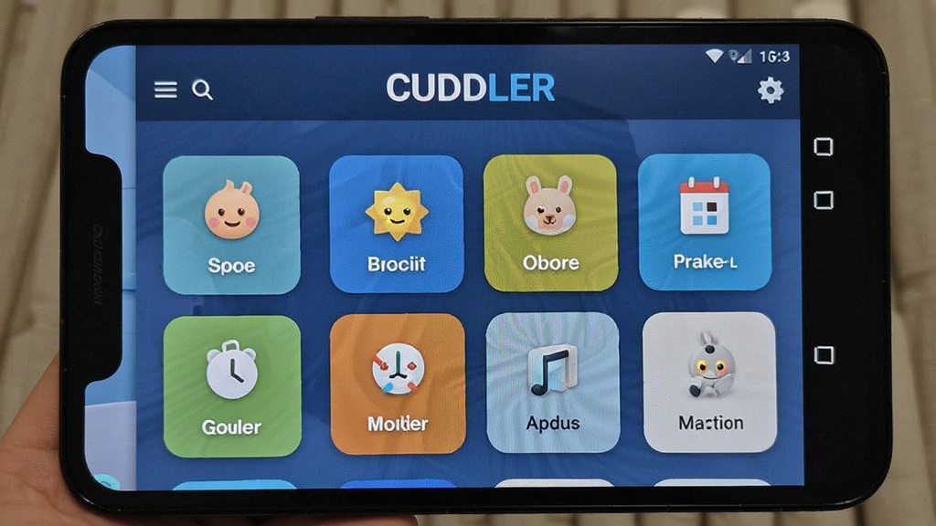 Cuddler 功能界面 安卓版