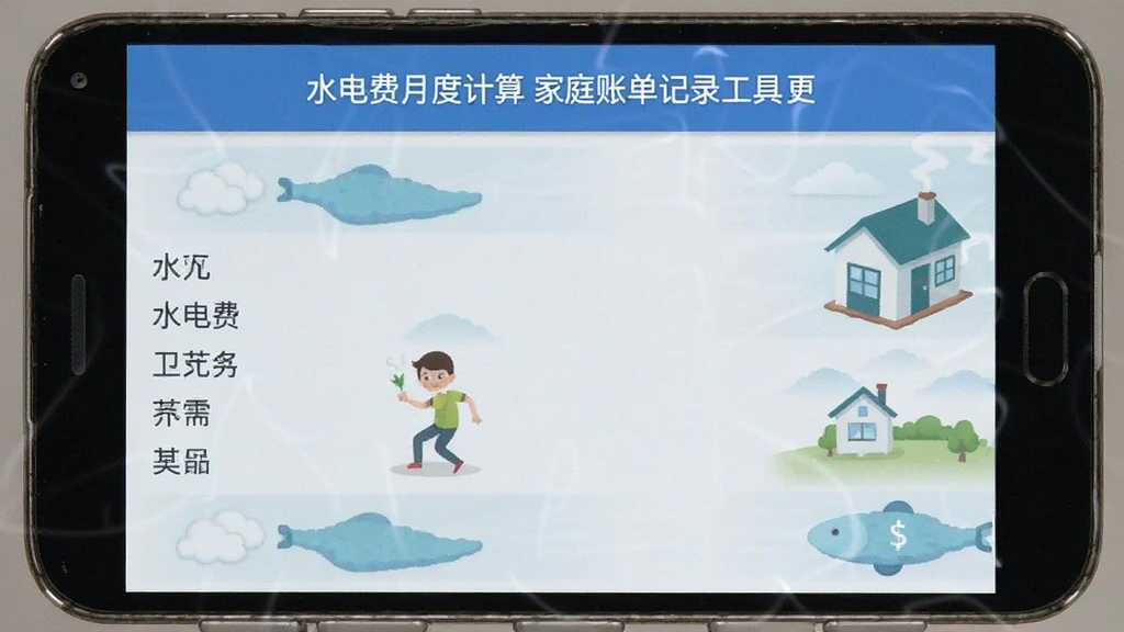 水电费月度计算 家庭账单记录工具 安卓版