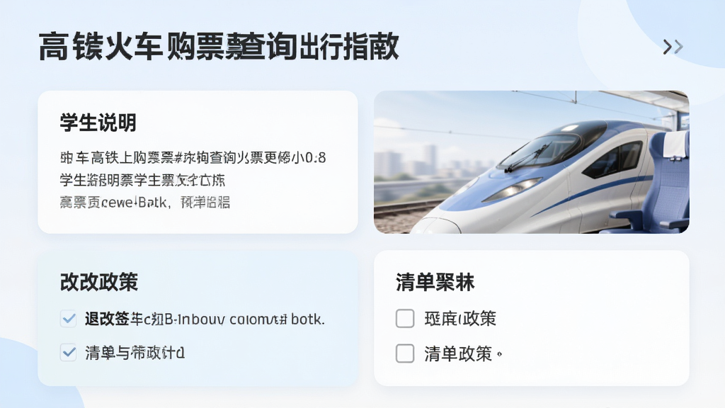 ����Ϊ�����𳵹�Ʊ��ѯ����ָ��ҳ�棬����Ϊ�Ϸ������·����࿨Ƭ�б����Ű�������ͼ��������ǳɫ��ϸ�ڰ���ѧ��Ʊ˵�����˸�ǩ�������嵥��ѡ����������ɾ��޶���Ԫ��