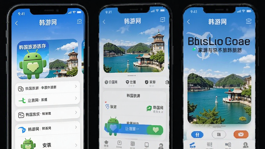 韩游网 安卓版 韩国旅游APP 界面