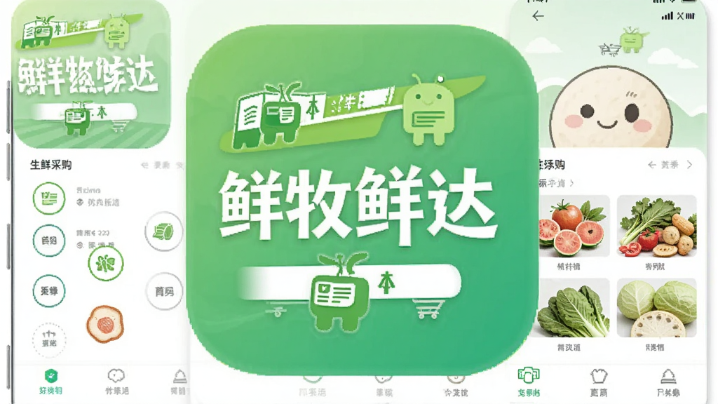 鲜牧鲜达App 安卓版 生鲜采购平台界面