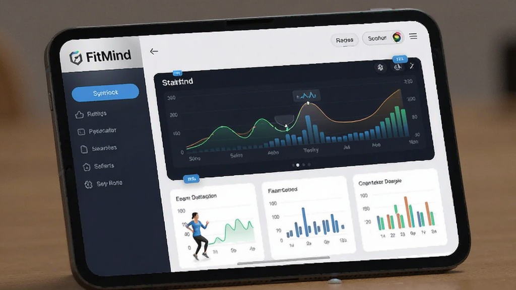 FitMind 运动数据统计界面