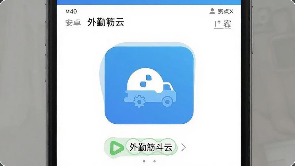 外勤筋斗云 安卓版 外勤管理软件界面