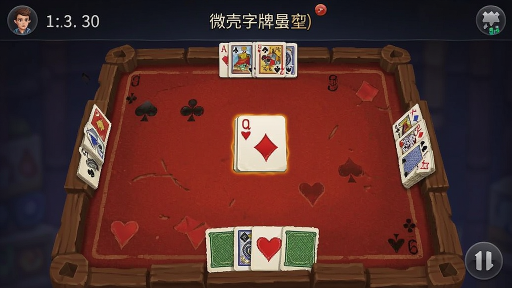 微壳字牌 对局界面 安卓版