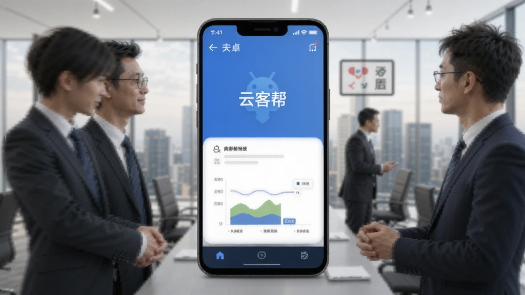 云客帮 安卓版 商务合作对接 界面