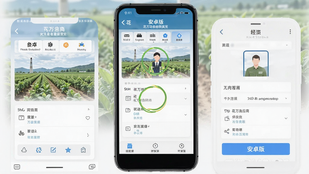 花万亩供应商 安卓版 界面功能预览图