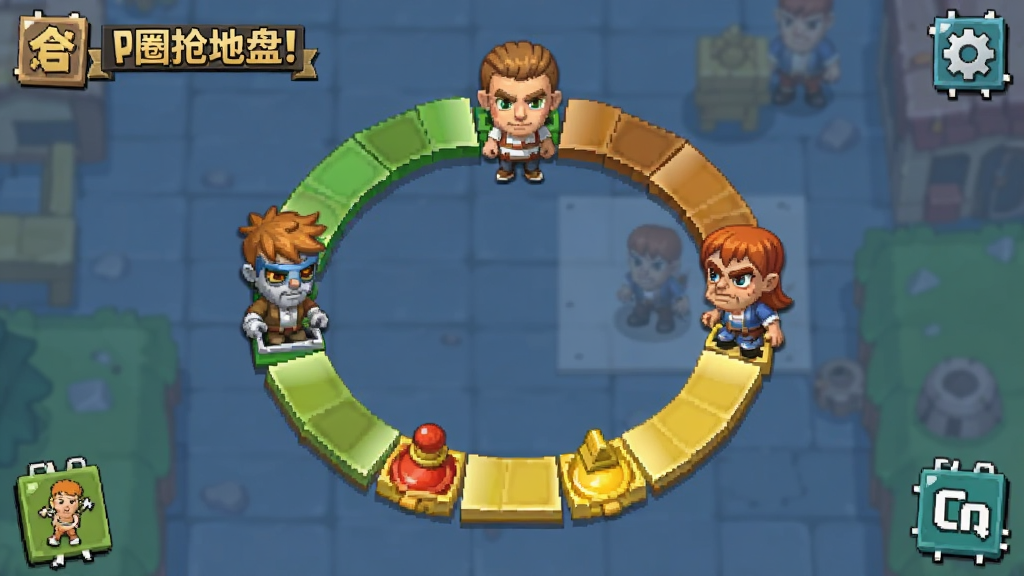画圈抢地盘 游戏截图 安卓版