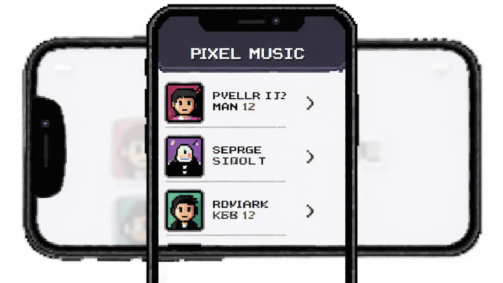 Pixel Music Ӧ�������棬���ط�������б����ֻ���Ļչʾר�������������Ŀ����಼�֣����������Ӿ����������ʣ��ɾ��޶���Ԫ��