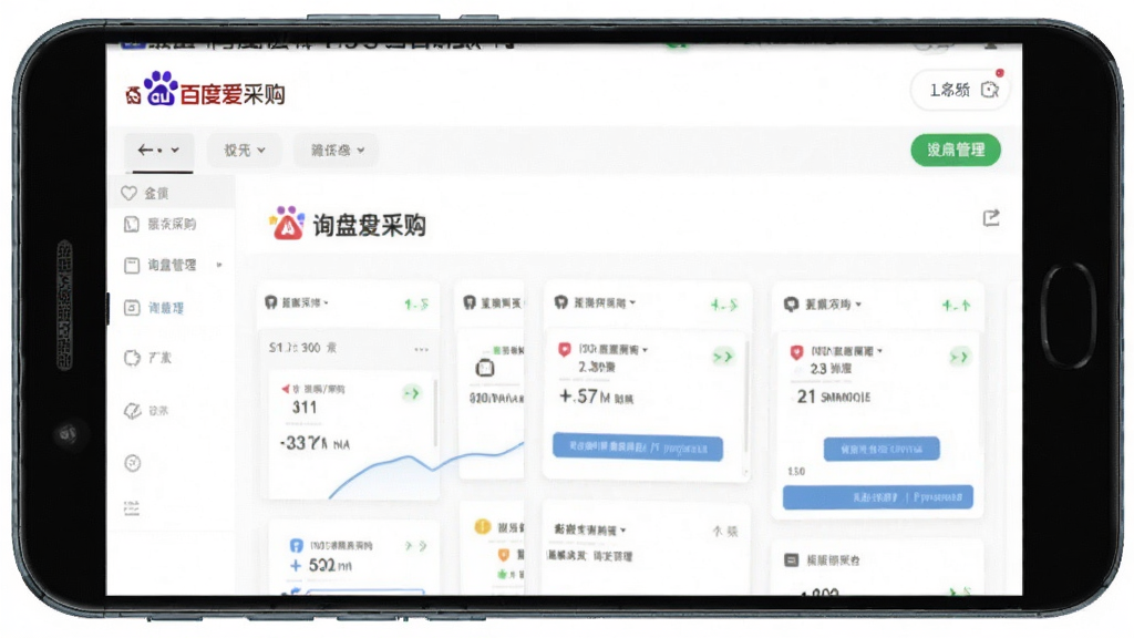 百度爱采购 询盘管理 界面 安卓版