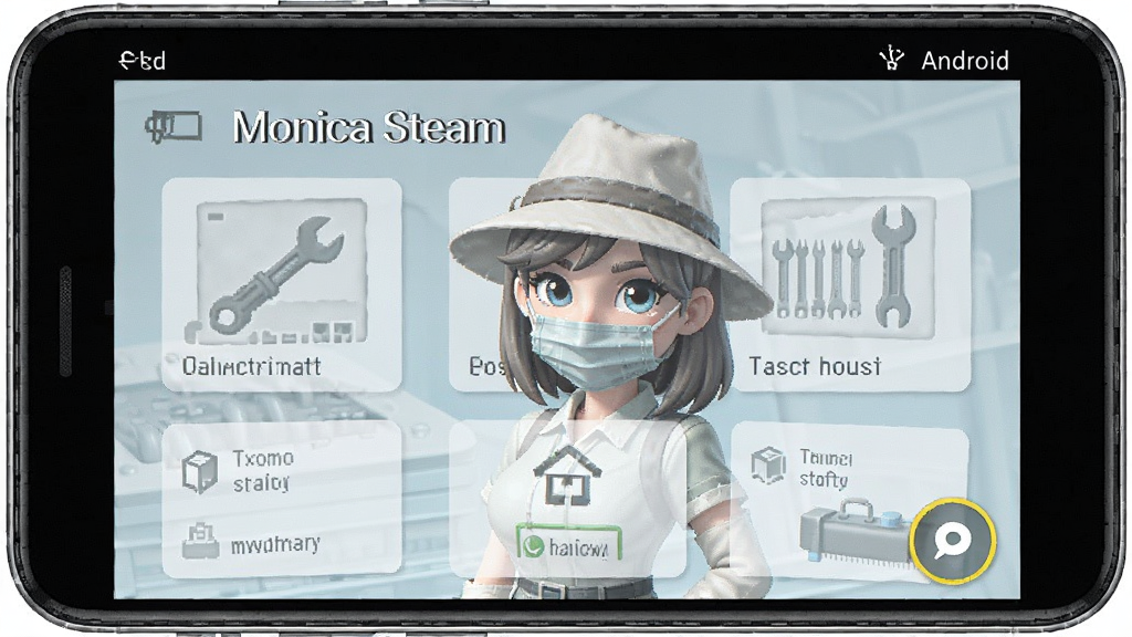 Monica Steam 功能操作界面 安卓版